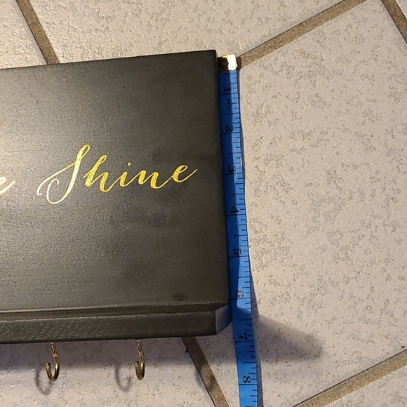 Black key holder entryway shelf - Picture 5 of 5